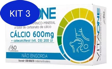 Kit Vitaone C Lcio Mg Vitamina D Ui Comprimidos