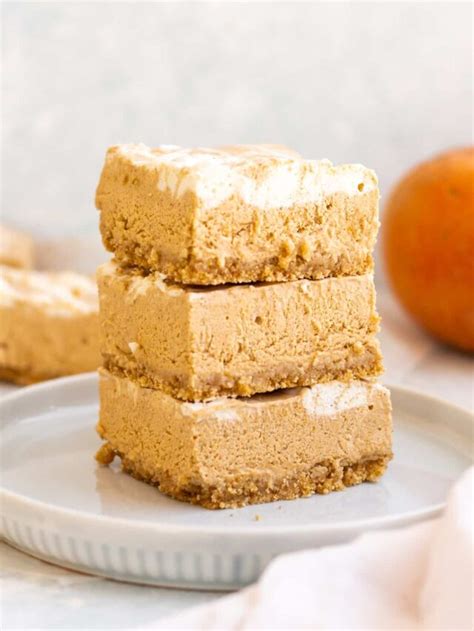 How To Make No Bake Pumpkin Cheesecake Bars 30 Minute Prep Chunky