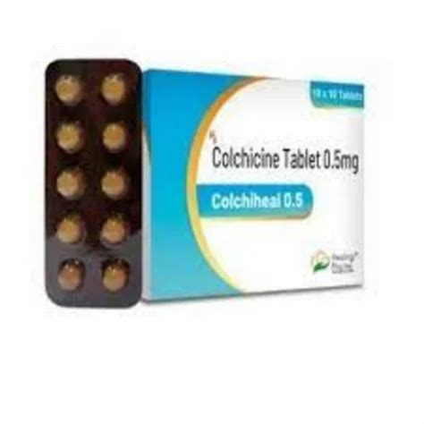 Colchiheal Colchicine Tablets Mg At Rs Stripe Zycolchin Tablet