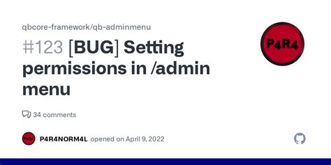 [BUG] Setting permissions in /admin menu · Issue #123 · qbcore-framework/qb-adminmenu · GitHub