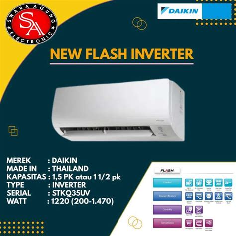 Promo Daikin Ac Flash Inverter Pk Stkq Uv Khusus Medan Diskon