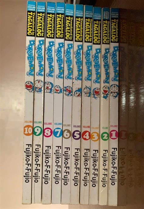 Doraemon Comics English Tagalog Translated Volumes 1-10 by Fujiko F. Fujio on Carousell