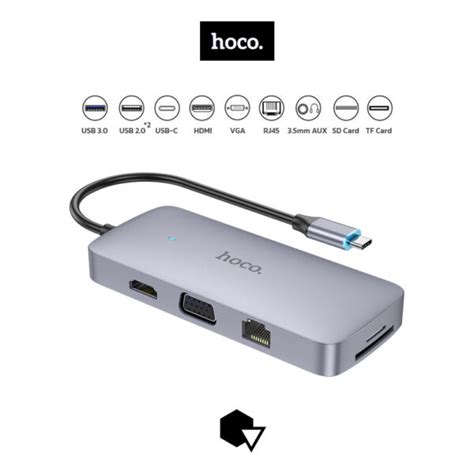 Hoco HB33 Type-C Docking Station 10 in 1 - MeeDee Hitech