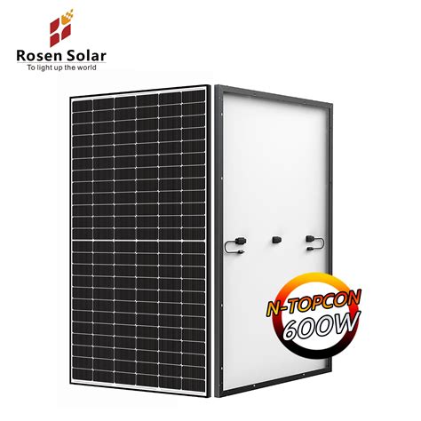 Bifacial N Type Solar Power Panel PV Modules TUV 12bb 16bb Bc Mono Half