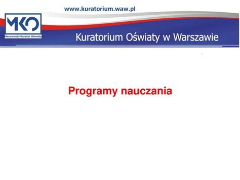 Programy Nauczania Ppt Pobierz