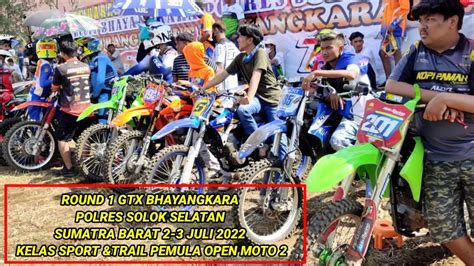 Seri Moto Kelas Sport Trail Pemula Open Gtx Bhayangkara Polres