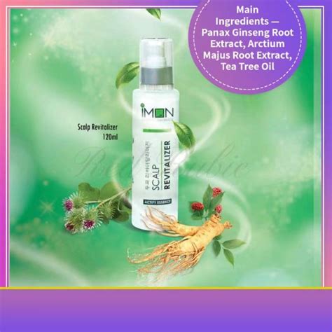 Imon Hair Tonicscalp Revitalizer 120ml Original Ready Stock Shopee Malaysia