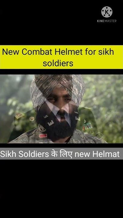 New Combat Helmets For Sikh Soldiers Sikh Soldiers के लिए New Helmat