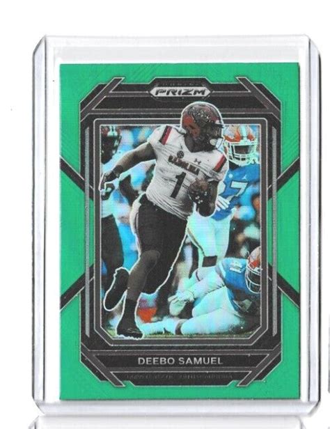 2023 Panini Prizm Draft Picks DEEBO SAMUEL Prizm Silver Green 27 EBay