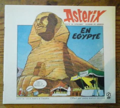 RARE ASTERIX ELF Astérix en Egypte Album 1973 Uderzo et Goscinny