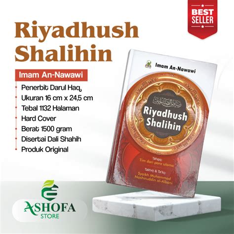 Jual Kitab Riyadhus Shalihin Terjemah Buku Riyadhush Shalihin Kitab