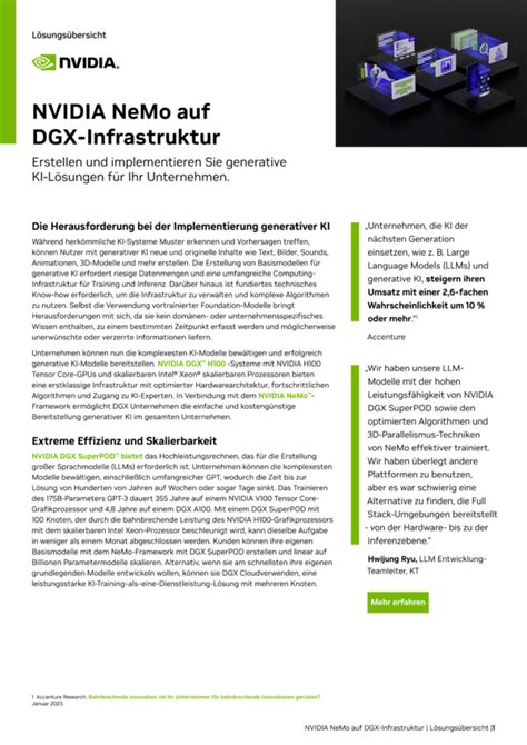 Nvidia Nemo Auf Dgx Infrastruktur