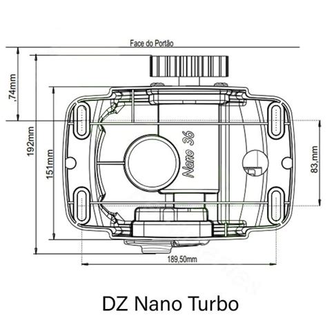 Kit Motor De Port O Rossi Deslizante Eletronico Dz Nano Turbo Tipo