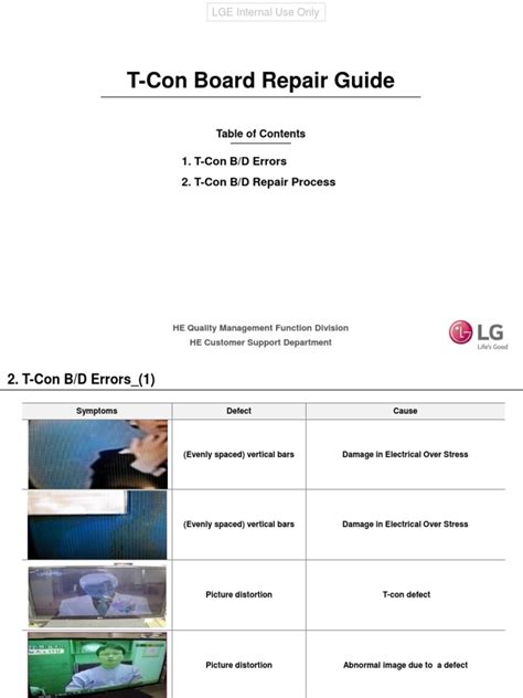 T Con+Board+Repair+Guide | PDF | Thin Film Transistor Liquid Crystal ...