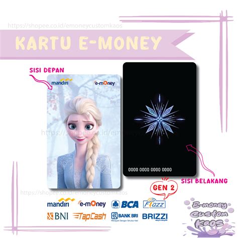 Jual Kartu Emoney Anime Elsa Princess Disney Frozen E Money Etoll