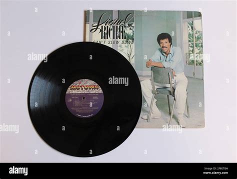 Dance pop and R&B Motown artist, Lionel Richie music album on vinyl ...