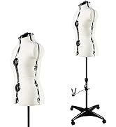 Amazon Pdm Worldwide Black Dress Form Adjustable Mannequin For