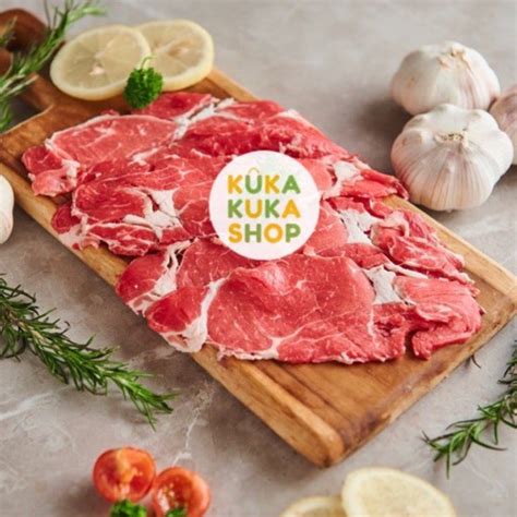 Jual Daging Sapi Beef Slice Lean Meat Low Fat Cocok Utk Sukiyaki