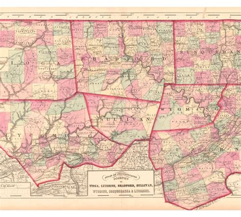 Lycoming County Map