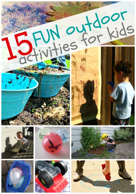 15 Fun Outdoor Activities For Kids No Time For Flash Cards