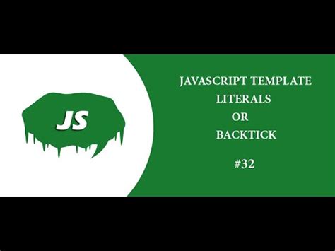 A Guide To JavaScript Template Literals Template Strings OR Backtick