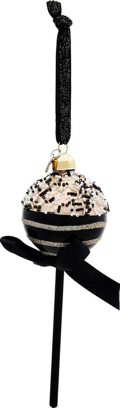 Riviera Maison Kerstbal Wit Lollipop Ornament Bol