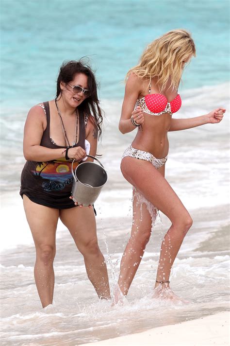 Bikini Candids At St Barts 1 May 2012 Candice Swanepoel Photo