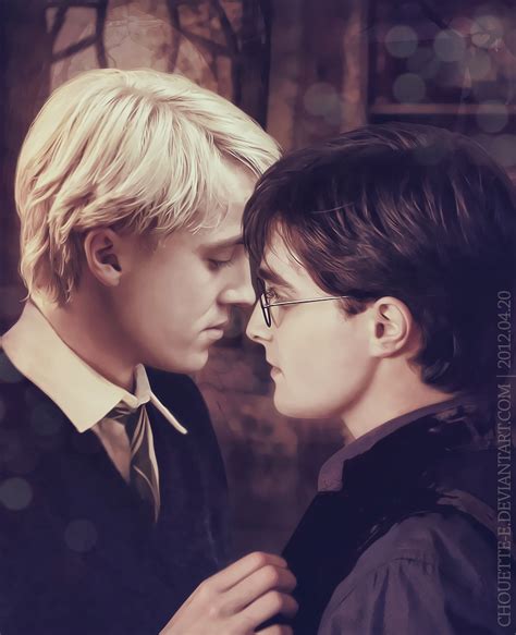 An Almost Kiss - Harry and Draco Fan Art (30890790) - Fanpop