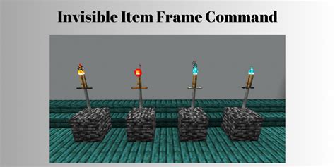 Invisible Item Frame Command - Games Eshop