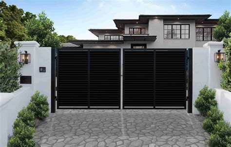 Dual Swing Gate Dual Swing Gate Louver Style 12 X 6 Feet