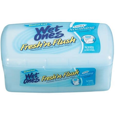 Wet Ones Fresh N Flush Personal Hygiene Wipes 56 Count Ralphs