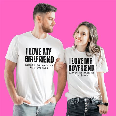 I Love My Boyfriend Shirt I Love My Girlfriend Shirt Custom Etsy Canada