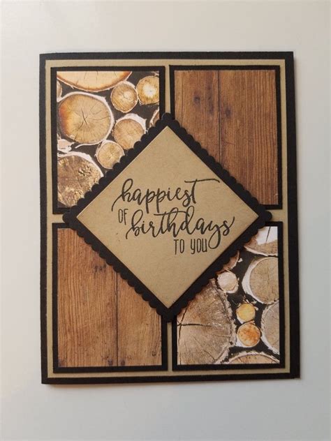 Masculine Birthday Card Masculine Cards Stampin Up Birthday Cards