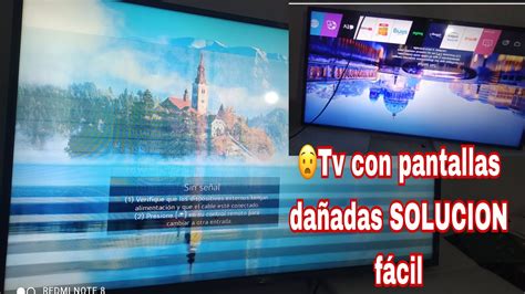 Televisión SMART tv con pantallas dañadas diagnósticos y solución