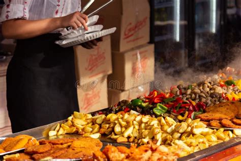 Street Food Festival Alba Iulia Stock Image Image Of Cooked Chefs