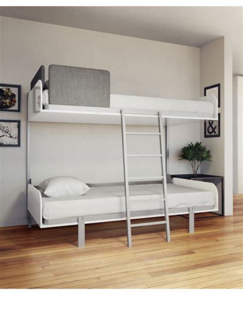 Hover Compact Fold Away Wall Bunk Beds Expand Furniture Folding