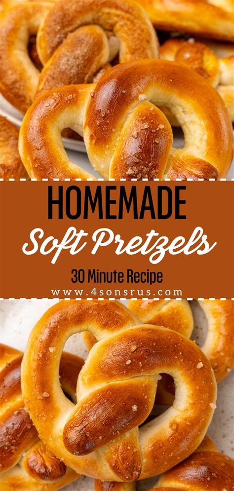 Homemade Soft Pretzels Recipe In 30 Minutes