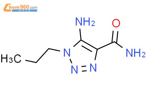 865538 10 9 1H 1 2 3 Triazole 4 carboxamide 5 amino 1 propyl 化学式结构式