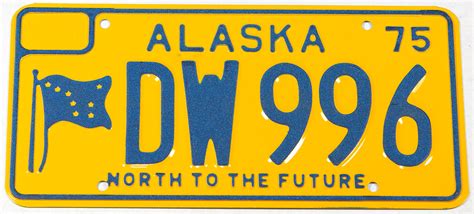 1975 Alaska License Plate | Brandywine General Store