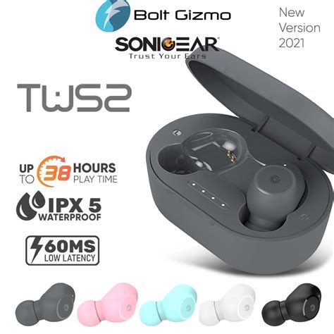 Sonicgear Earpump Tws Wireless Bluetooth Earbuds Earphones With