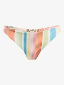 Playa Paradise Reversible Bikini Bottoms For Women Roxy