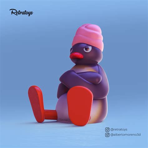 STL file Angry Pingu (eleven children) 😡・3D printable model to download ...