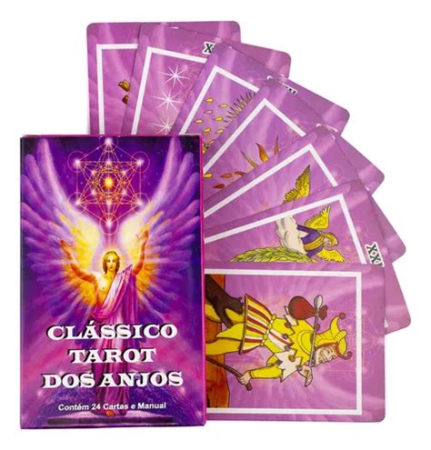 Baralho Cl Ssico Tarot Dos Anjos Rosa Deck Cartas Or Culo