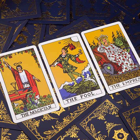 The New Century Tarot Cards Deck Gold Plated Tarot Etsy