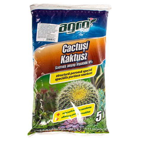 СУБСТРАТ ЗА КАКТУСИ 5L AGRO