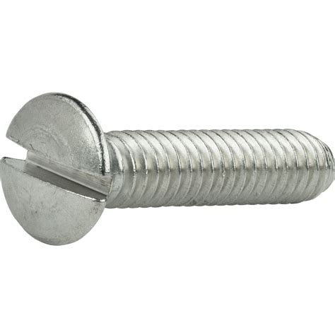 Slotted Oval Head Countersunk Machine Screws Stainless Steel