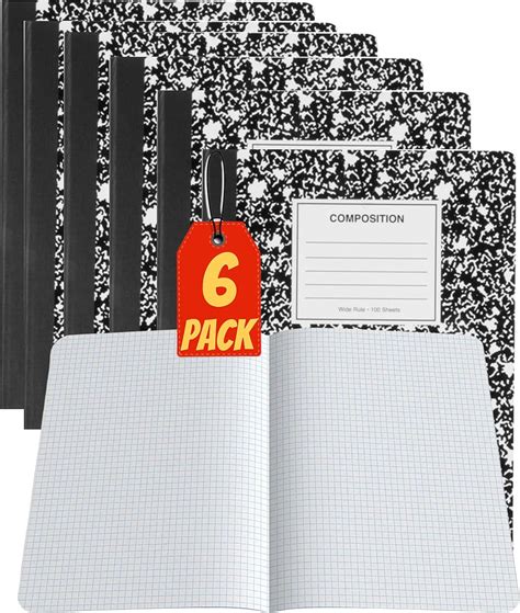 Amazon Intheoffice Quad Ruled Composition Book X Graph