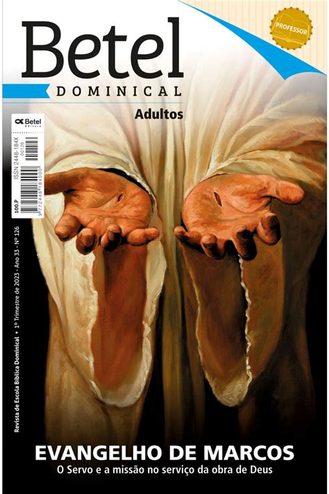 Revista Betel Dominical Adulto Professor 1º Tri 2023 Editora Betel