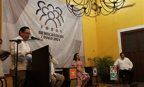 Inician Foros Democr Ticos En Delegaciones De La Canaco En Yucat N