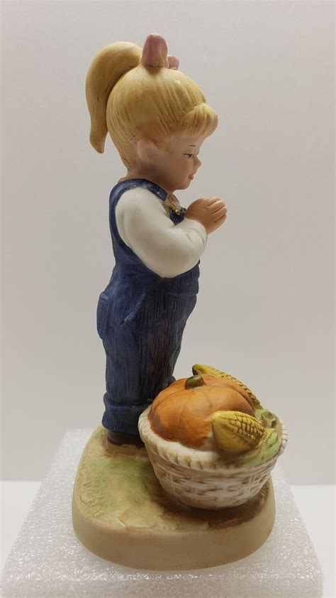 Home Interiors Homco Denim Days Debbie Time For Thanks Figurine